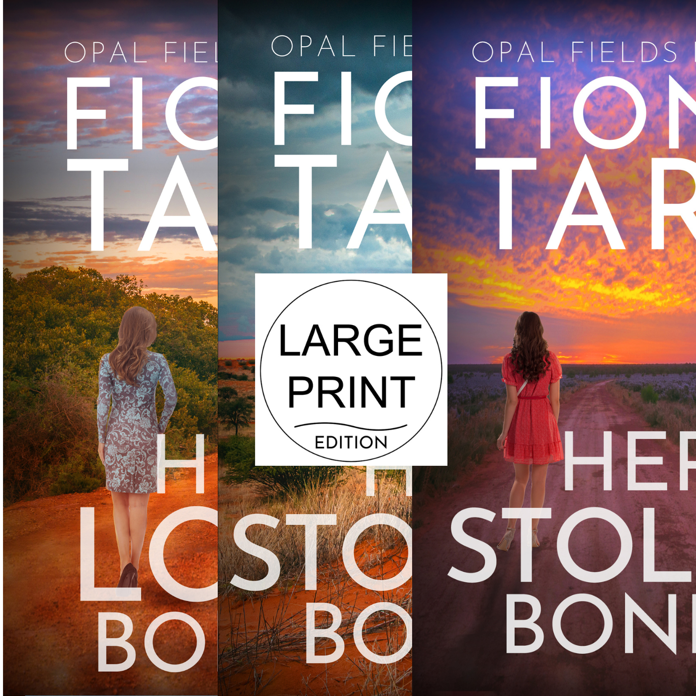 Opal Fields Large Print Paperbacks Volume 7-9